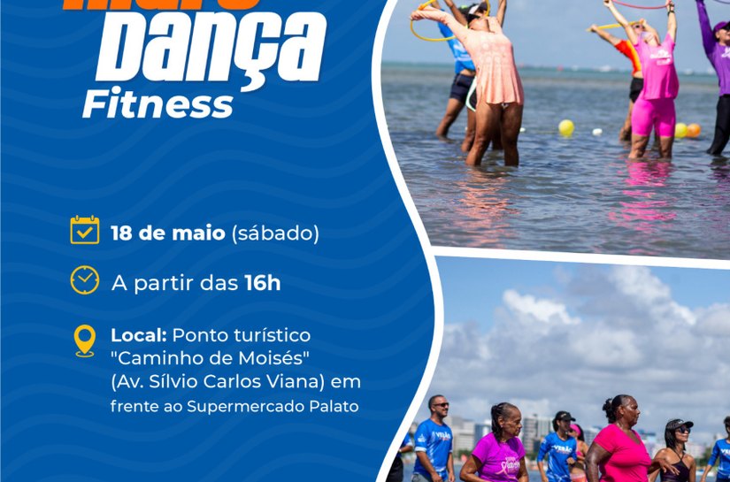 Prefeitura de Maceió promove aula gratuita de hidrodança na Ponta Verde, no sábado (18)