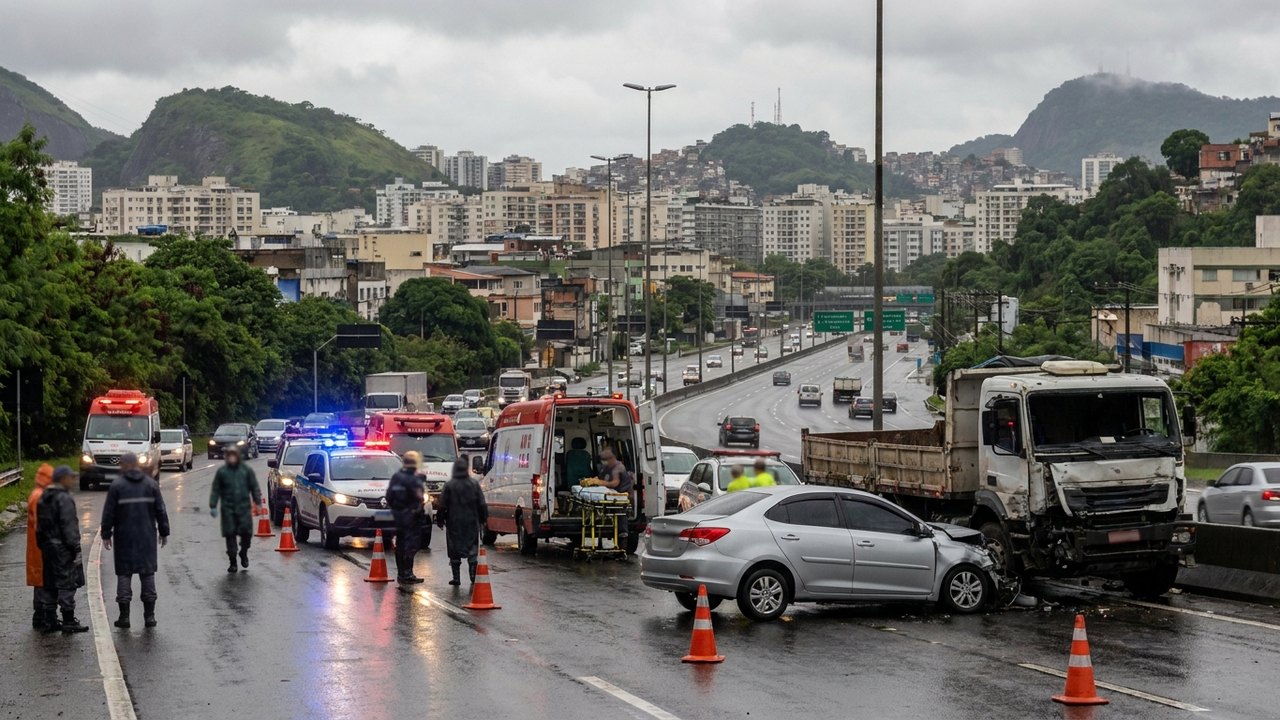 Acidentes diminuem, mas número de mortes aumenta no Estado do Rio; veja dados