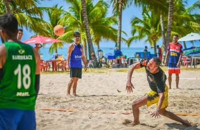 Maceió recebe Campeonato Sul-Centro Americano de Handebol de Praia neste domingo