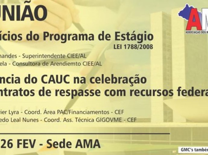 Caixa esclarece na AMA dúvidas sobre repasse de recursos federais e CAUC