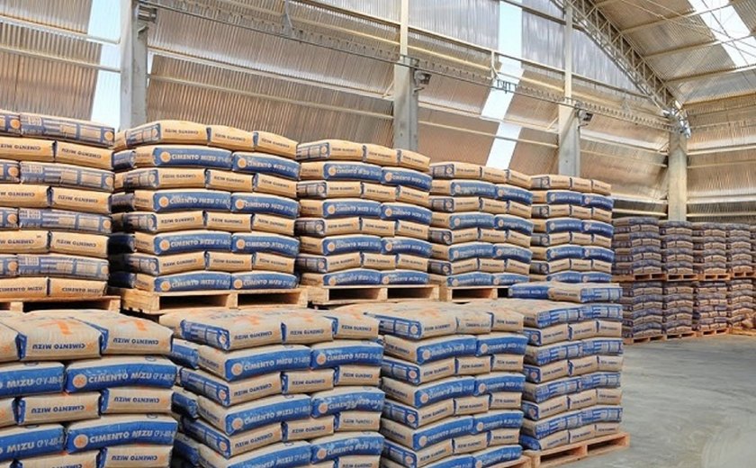Vendas de cimento sobem 13,2% em junho no mercado interno