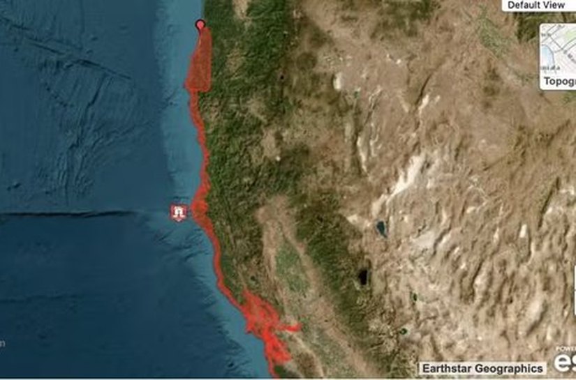 Não há mais risco de tsunami na Califórnia, dizem autoridades