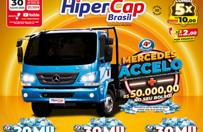 Hora de acelerar seus planos: concorra a uma Mercedes Accelo e R$50 mil com o HiperCap!