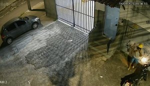 Polícia Civil procura suspeito de furtar moto de oficial de justiça em Aracaju; VÍDEO