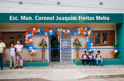 Reforma da escola do povoado Olho D’Água Novo, em Belo Monte, é entregue pelo prefeito Dalminho  