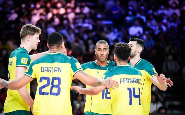 Definidos os adversários do Brasil no vôlei masculino em Paris 2024