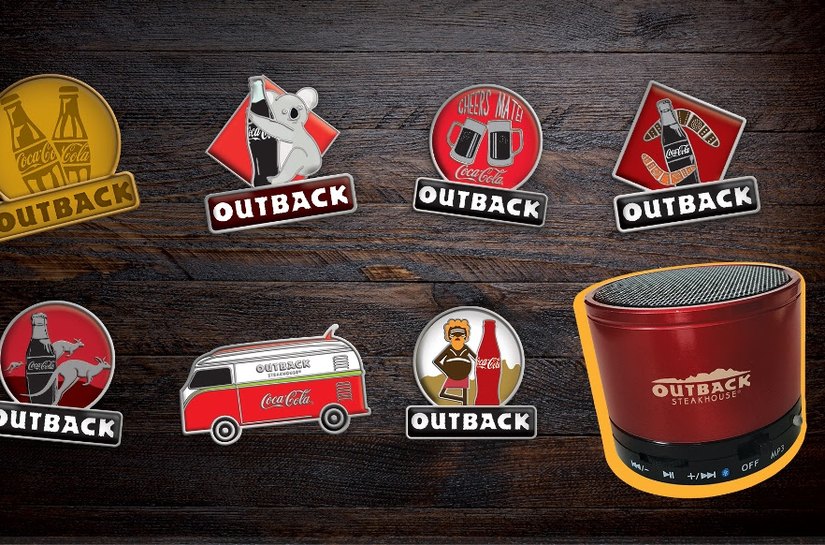 Outback Steakhouse® e Coca-Cola® presenteiam clientes com a “Colecione Momentos”