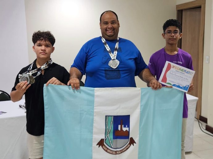 Alunos de escolas públicas de São Miguel dos Campos foram premiados na maior competição de Matemática do Nordeste