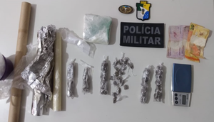 Homem suspeito de tráfico de drogas é preso em Canindé de São Francisco