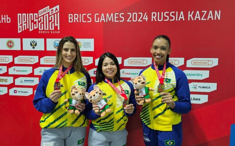 Brasil garante duas medalhas de ouro com o karatê nos Jogos dos Brics