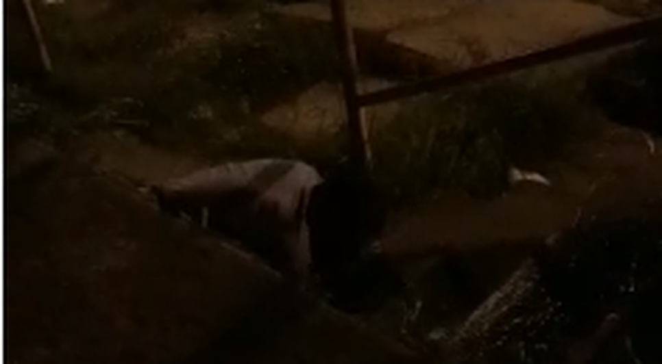 homem morto a espancado