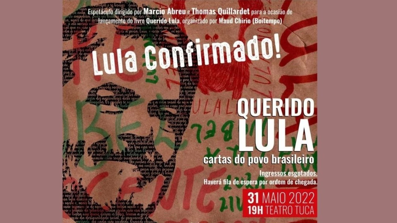 Livro com cartas para Lula será lançado nesta 3ª em SP