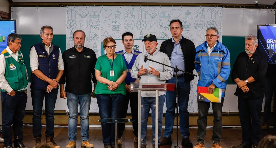 Financiamentos a desabrigados em Minas seguirão modelo do RS, diz Lula