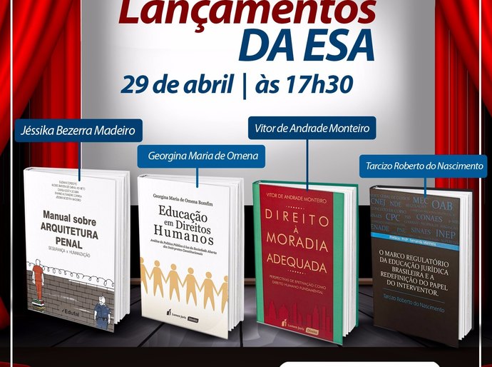 Advogados apresentam suas obras na III Noite de Lançamentos da ESA