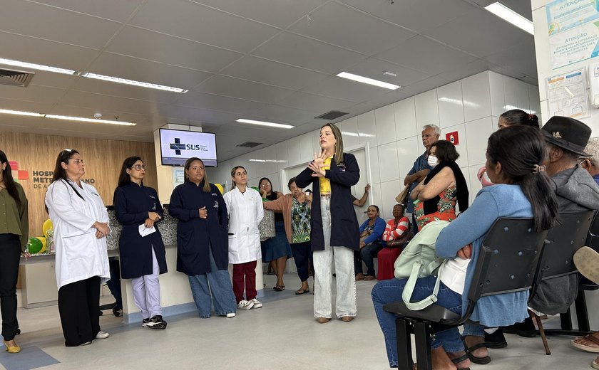 Hospital Metropolitano de Alagoas realiza ação preventiva contra o câncer de cabeça e pescoço e hepatites virais