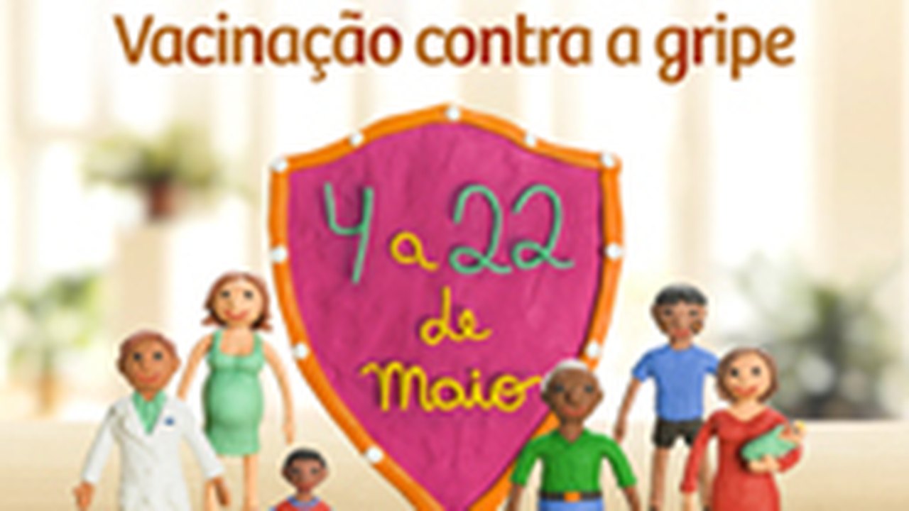 Campanha de vacinação contra gripe começa no dia 4 de maio