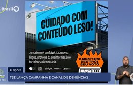 TSE lança campanha e canal de denúncias