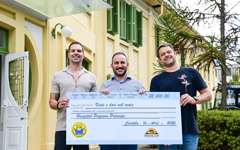 Warung Day Festival reforça compromisso social com doação ao Hospital Pequeno Príncipe