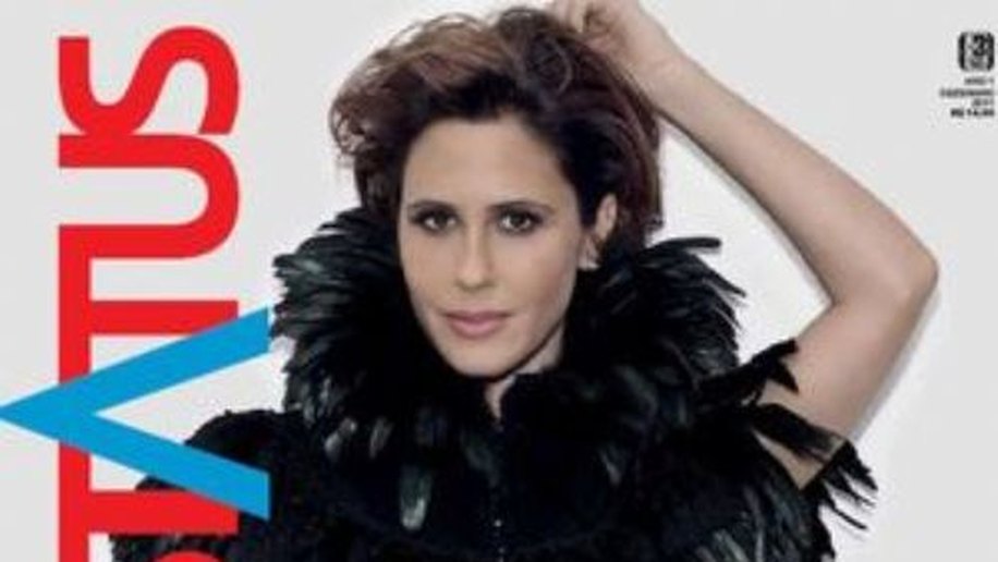 Em foto sensual, Guilhermina Guinle é capa de revista