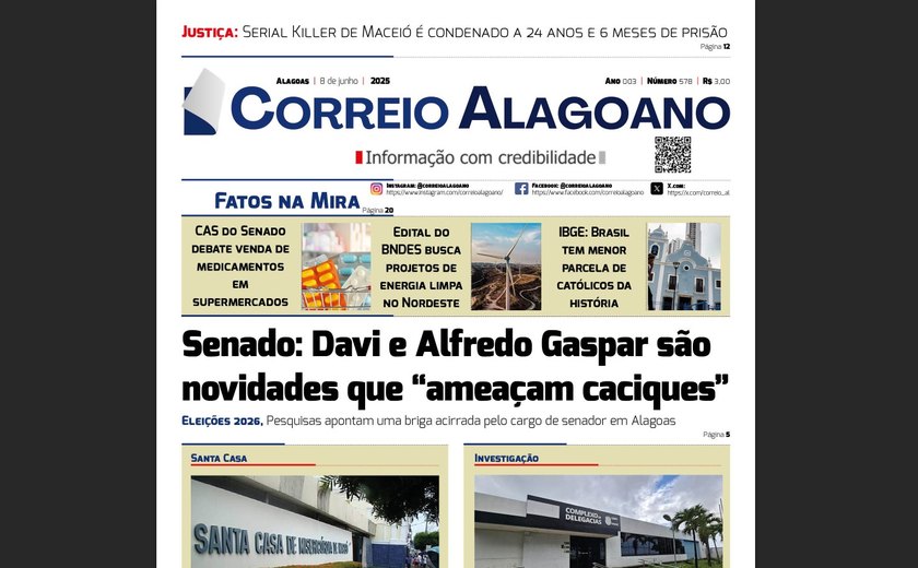 Senado: Davi e Alfredo Gaspar são novidades que “ameaçam caciques”
