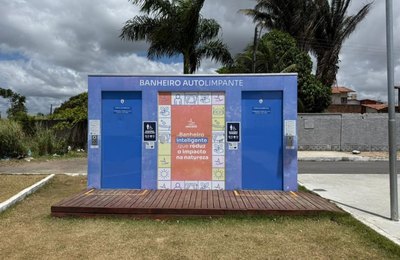 Alurb instala banheiro autolimpante no Mirante da Santa Amélia