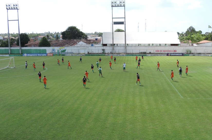 Apronto final do Coruripe para enfrentar Santa Rita foi concluído na manhã desta sexta