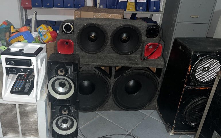 Segurança Pública apreende 13 equipamentos de som em bairros de Maceió