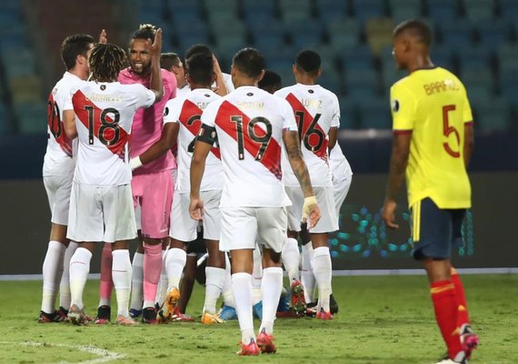 Em jogo com ‘brasileiros’, Peru supera Colômbia na Copa América e quebra jejum
