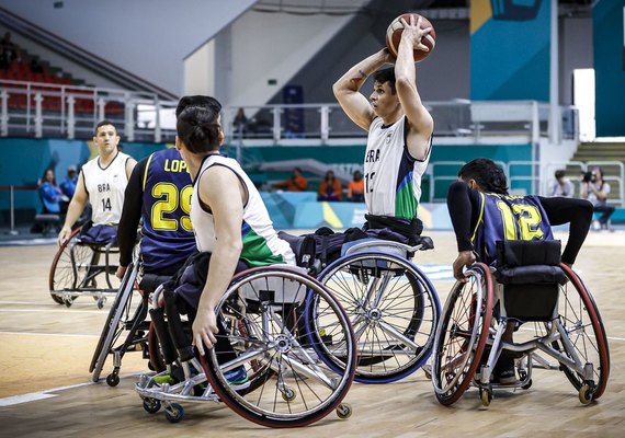 Seleção de basquete em cadeira de rodas estreia no Sul-Americano