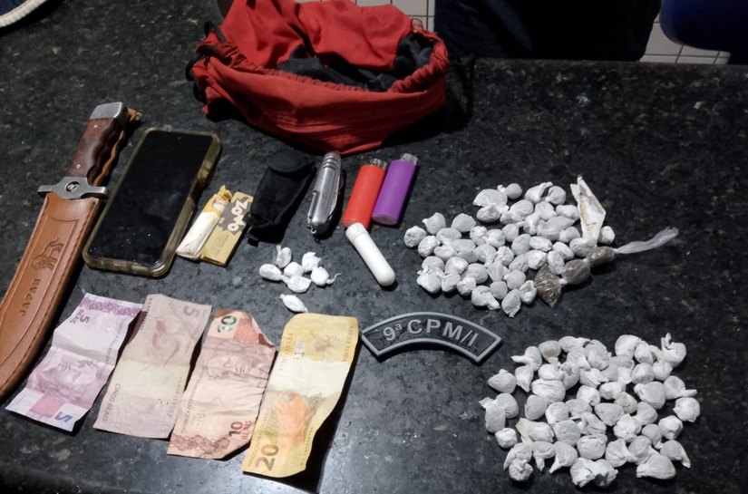 Prisões por homicídio e tráfico de drogas mobilizam PM no interior