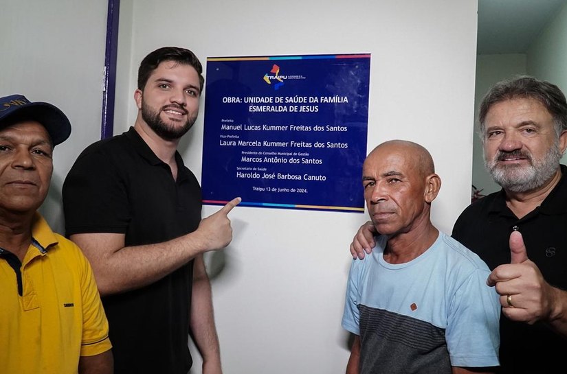 Prefeito Lucas Santos inaugura duas UBS na zona rural de Traipu