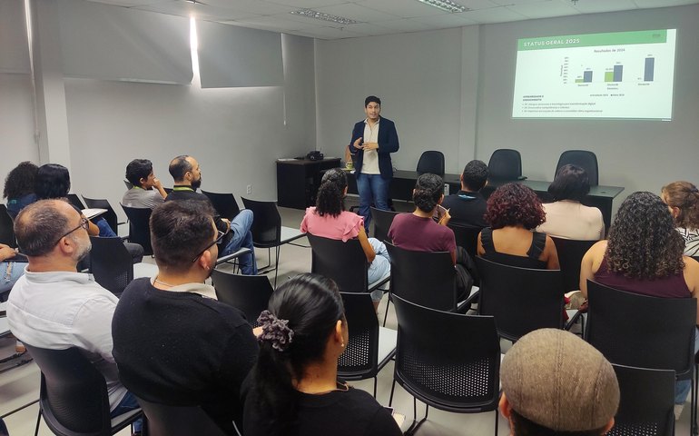 IMA apresenta resultados do monitoramento do Planejamento Estratégico aos colaboradores
