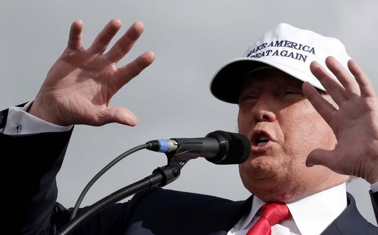 Donald Trump nega acusações de abuso sexual e acusa imprensa