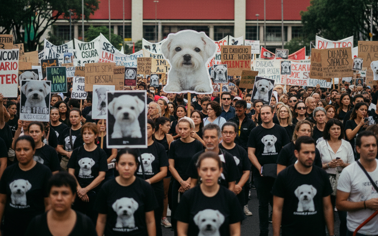 Manifestações pela morte do cão Orelha serão realizadas em capitais do Brasil; veja onde
