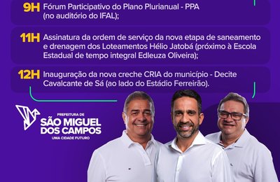 Prefeito George Clemente receberá governador Paulo Dantas nesta quarta-feira (10)