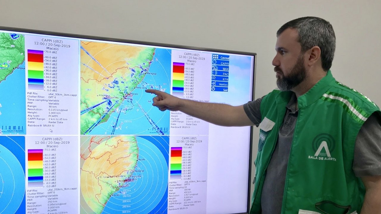 Previsão é de chuvas acima da média em todas as regiões de AL, aponta Sala de Alerta