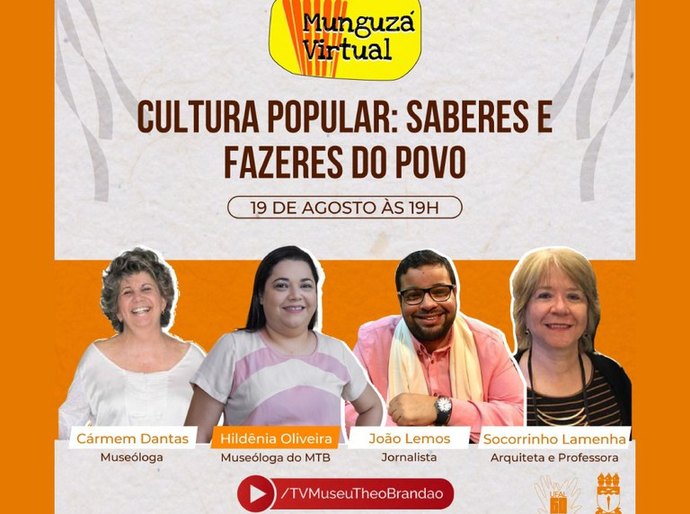 Museu Théo Brandão da Ufal promove live em homenagem ao Folclore alagoano