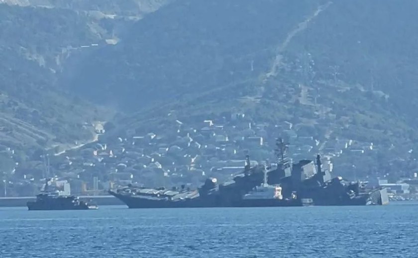 Drones ucranianos atingem petroleiro russo no Mar Negro
