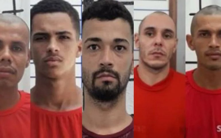 Cinco presos escapam do Baldomero Cavalcanti usando corda de lençóis; um já foi capturado