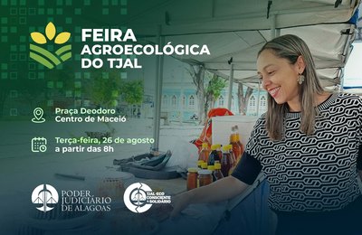 TJAL realiza feira agroecológica com sorteio de mudas nesta terça (26)