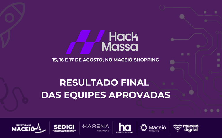 Hack Massa: confira a lista de aprovados para a maratona de inovação da Prefeitura de Maceió