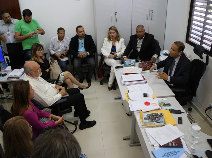 Em reunião no MPE/AL, Igreja Católica apresenta projeto para reformar o Divina Pastora