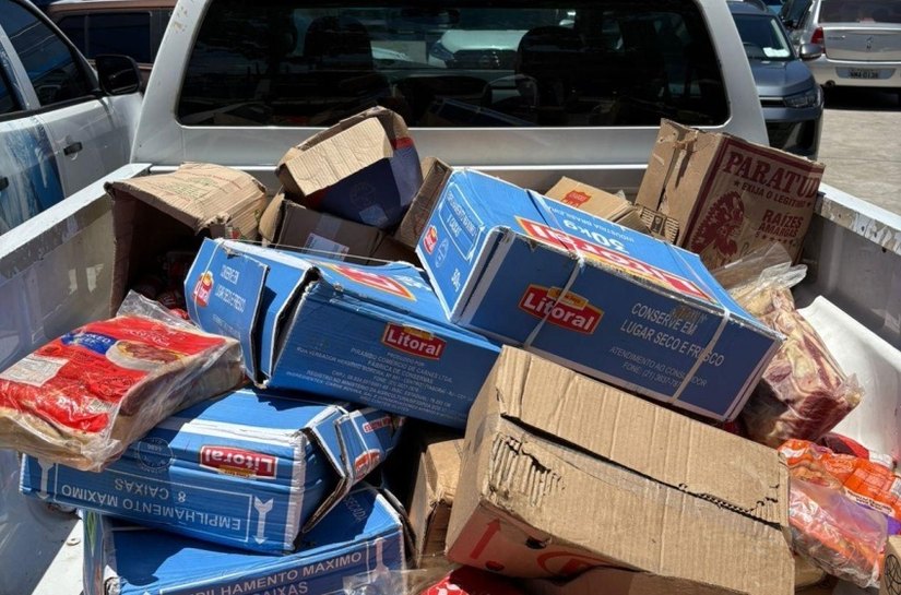 Vigilância Sanitária apreende 1.500 kg de alimentos estragados no bairro da Levada
