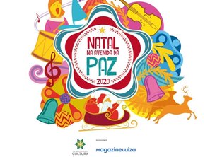 Logomarca Natal na Avenida da Paz 2020