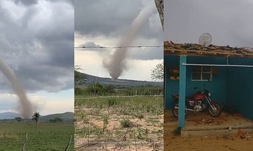 "Tornado" assusta moradores do interior de Alagoas