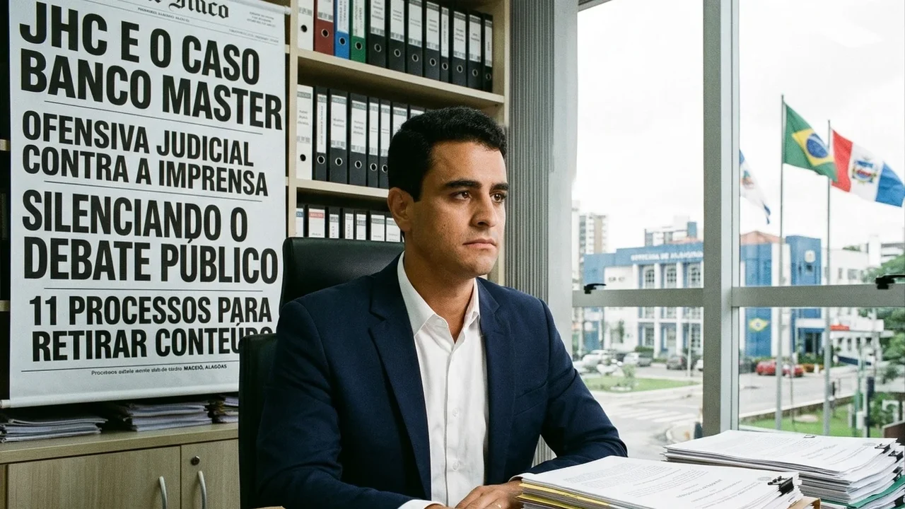 Petição de advogados de JHC expõe ofensiva judicial em série contra imprensa, jornalistas e perfis que repercutem o caso Banco Master