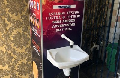 Covid-19: Igreja Adventista doa pias para abrigos do Município