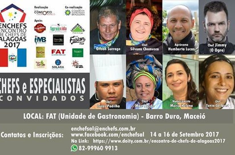 Segundo encontro de chefes de Alagoas acontece entre 14 e 16 de setembro