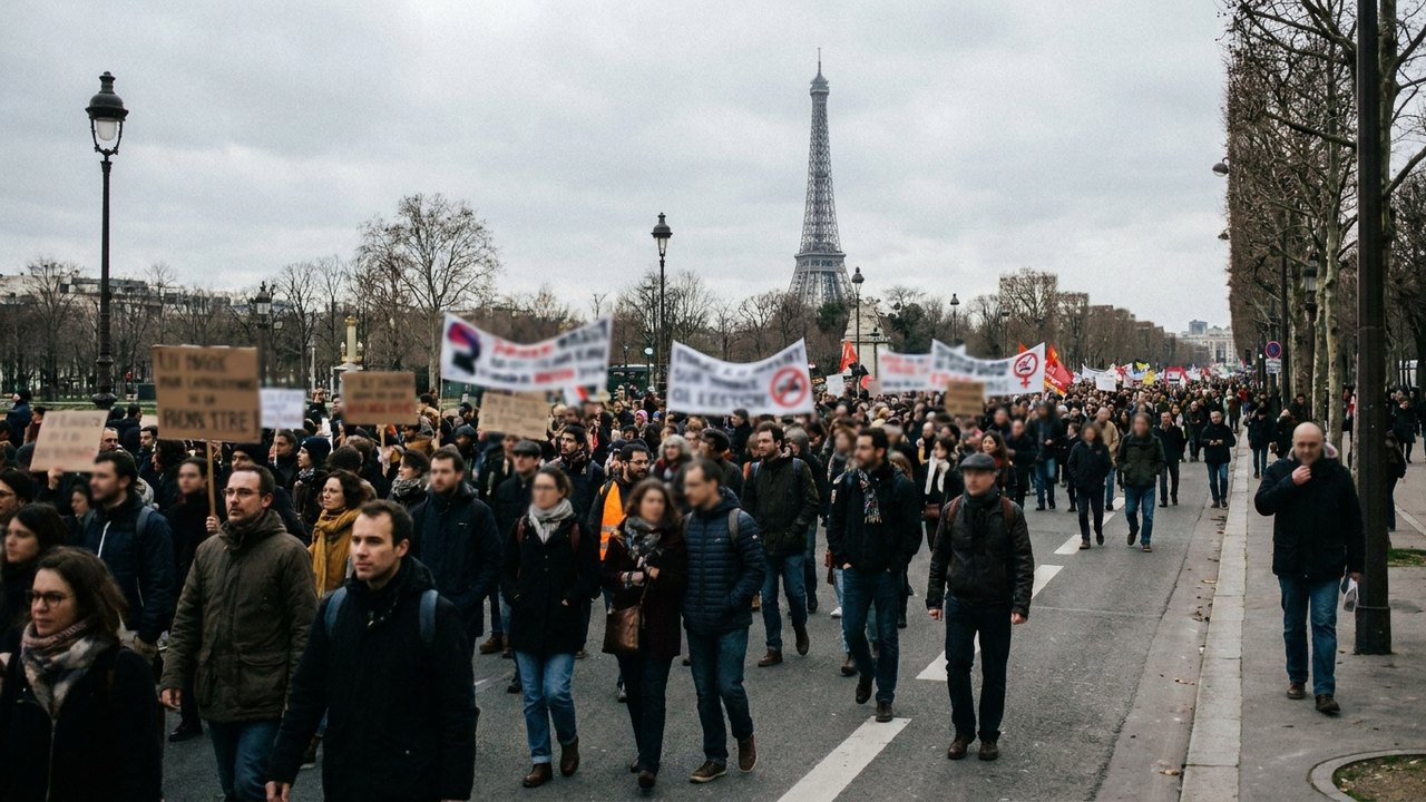 Manifestantes protestam em Paris contra lei que autoriza eutanásia e suicídio assistido