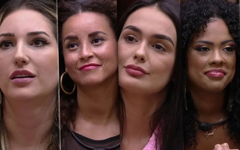 Amanda, Domitila Barros, Larissa e Marvvila disputam o 12º Paredão do 'BBB 23'